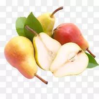 亚洲梨欧洲梨膳食纤维食物-图像梨