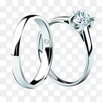 结婚戒指银婚求婚戒指