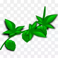 植物古柯剪贴画-啤酒花剪贴画
