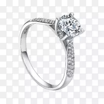 结婚戒指订婚戒指钻石钻戒