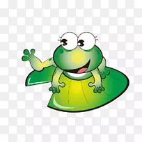 青蛙蟾蜍插图-画青蛙