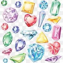宝石钻石摄影剪贴画-钻石