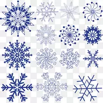 雪花纹身机凯尔特结-蓝色雪花图案材料