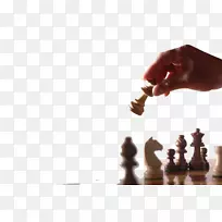 一盘国际象棋游戏-商业广告