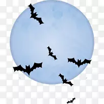 月球载体蝙蝠与蓝月亮