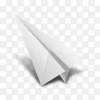 纸飞机飞行白纸飞机