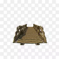 木桥绘制三维计算机图形.桥梁