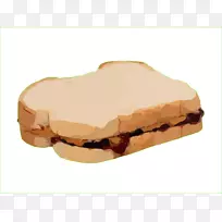 汉堡花生酱和果冻三明治奶酪三明治花生酱饼干明胶甜点-花生酱图片