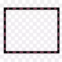 正方形棋盘区图案-餐厅菜单剪贴画