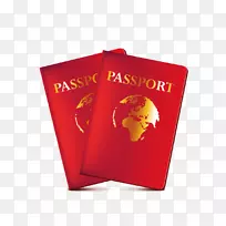 红色护照-红色护照图形