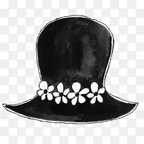黑白相间的帽子魔术帽棒