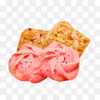 草莓月饼黄油饼干草莓黄油饼干