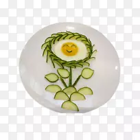 蔬菜黄瓜早餐-黄瓜微笑