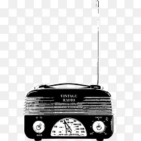 黑白收音机-黑白复古收音机