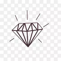 结婚戒指钻石剪贴画-钻石