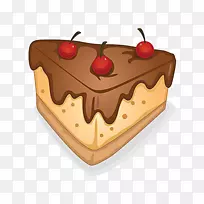 生日蛋糕糖霜巧克力蛋糕糕点店-卡通巧克力蛋糕材料
