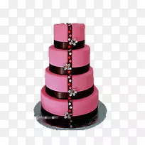 巧克力蛋糕圆饼婚礼蛋糕装饰bxe1nh-粉红色蛋糕