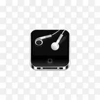 Mac迷你耳机ipod图标-ipod耳机