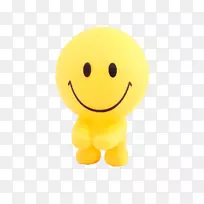3D电脑图形电脑动画图标-微笑小黄人