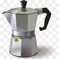 咖啡浓缩咖啡卡布奇诺莫卡锅意大利菜.过滤器