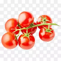 番茄汁，樱桃番茄，蔬菜水果-葡萄藤上的西红柿