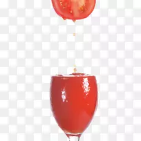 番茄汁橙汁鸡尾酒苹果汁鲜红番茄和番茄汁
