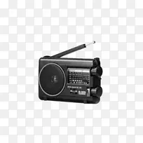 特森调频广播短波无线电接收机德胜全频电台
