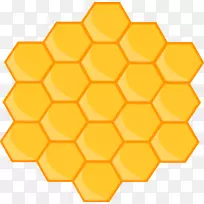 蜜蜂蜂巢免费剪贴画蜂巢背景剪贴画