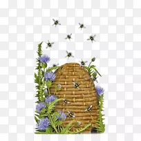 毛巾蜂窝餐巾面粉袋-蜜蜂