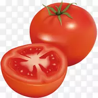 番茄剪贴画-诱人的番茄