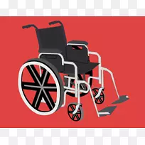 轮椅残疾剪贴画-轮椅图像