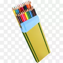 笔画笔刷-真彩色铅笔