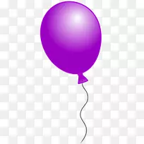 气球生日免费内容剪贴画-单一剪贴画