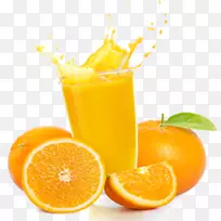 橙汁软饮料-橙子和橙汁