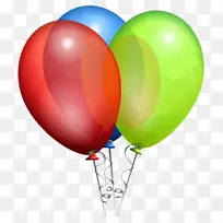 热气球生日剪贴画.气球图形
