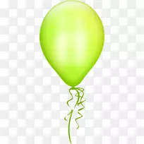 气球绿色数字数据字体-生日气球图形
