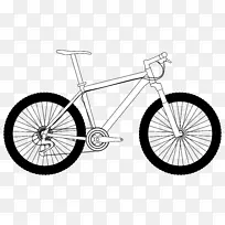 山地车自行车赛山地车剪贴画-自行车剪贴画
