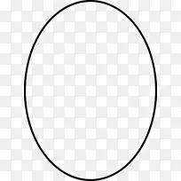 白色圆面角图案-椭圆形轮廓