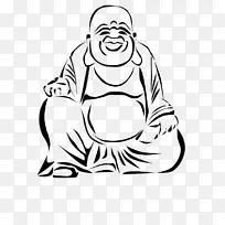 佛教可伸缩图形佛陀剪贴画