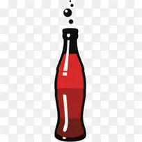 软饮料可口可乐饮食可乐夹艺术汽水玻璃夹子