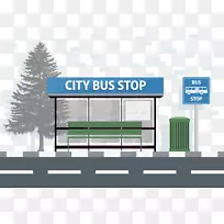 巴士站巴士交汇处免费巴士站