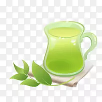 扁桃体治疗症状植物性疾病-绿茶材料
