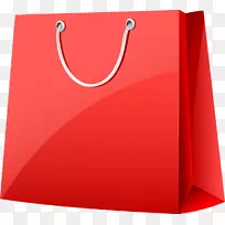 纸袋-红色购物袋