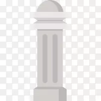 角形柱-圆柱墙柱