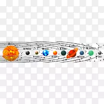 银河系土星-九颗行星