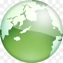 地球日自然环境生态墙纸-绿色地球