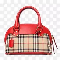 巴宝莉手提包手袋送信袋红色时尚巴宝莉手袋