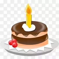 生日蛋糕馅饼巧克力蛋糕纸杯蛋糕剪贴画巧克力蛋糕