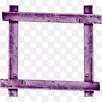 画框木框架.紫色木