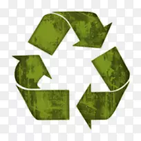 回收符号废塑料回收.车库垃圾剪接件